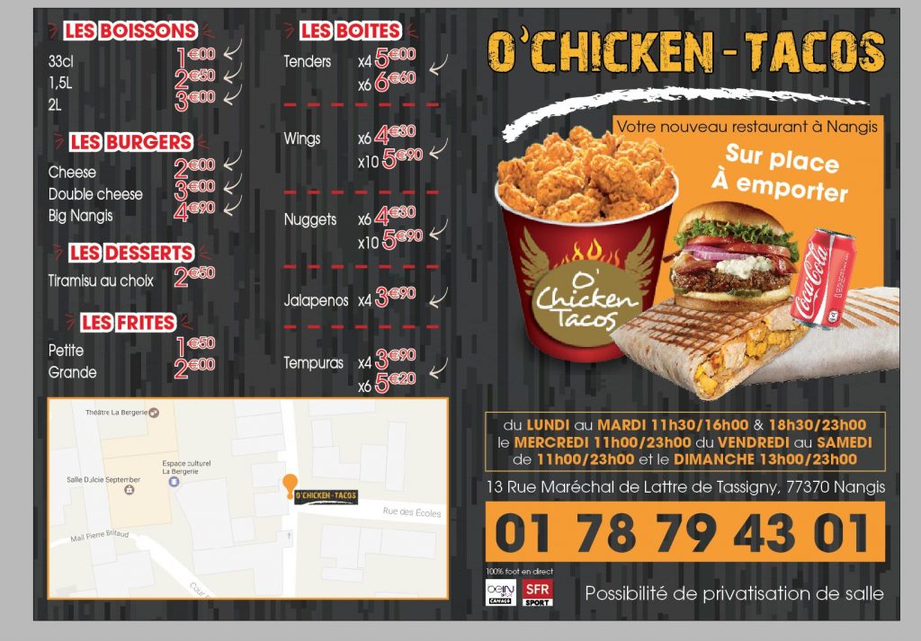 O'Chicken-Tacos La Carte